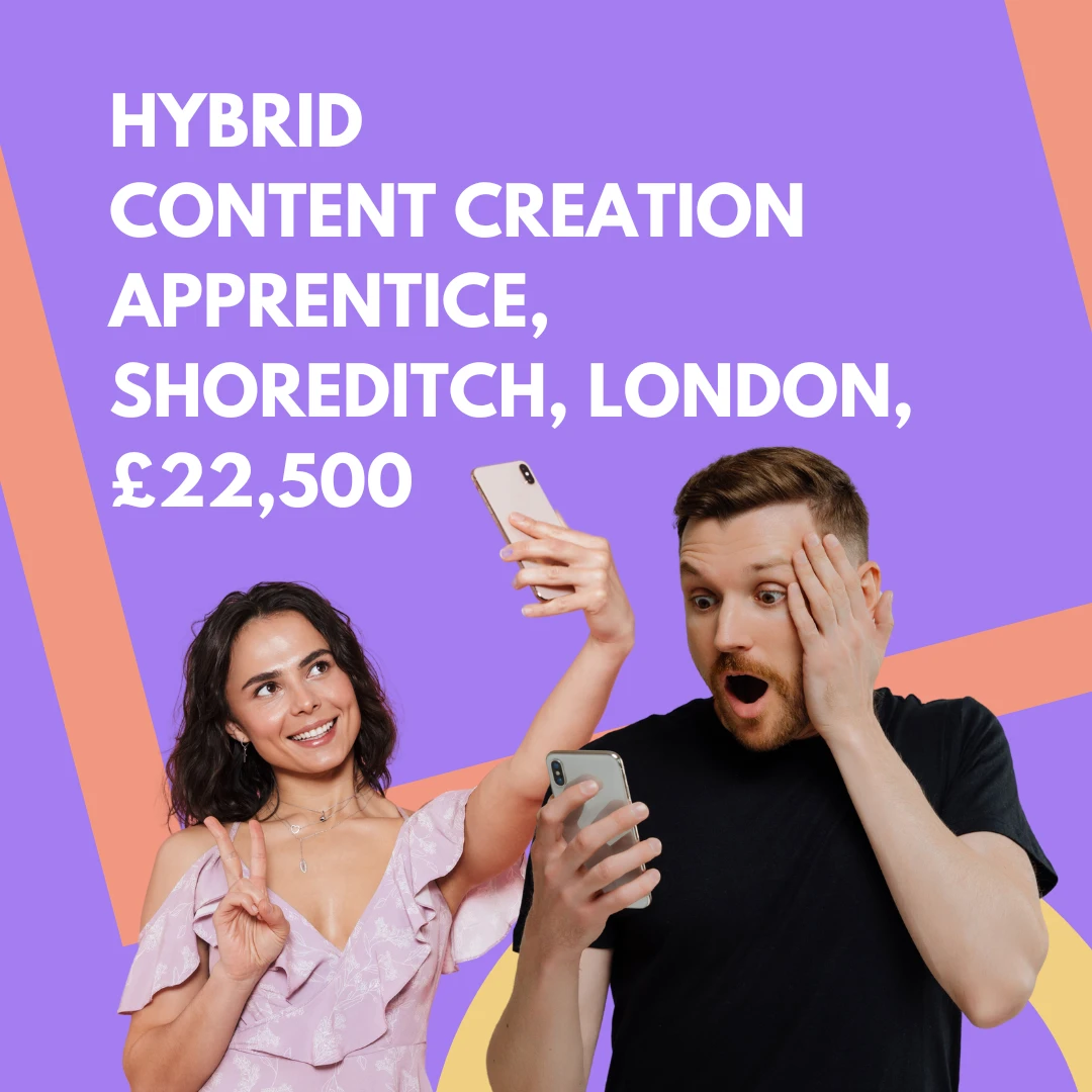 Content Creation Apprentice, Shoreditch, London The Marketing Trainer