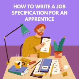 Someone struggling with the process of writing a job spec for an apprentice