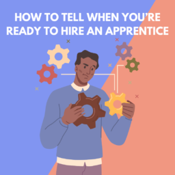 Someone mulling over the idea of hiring an apprentice.