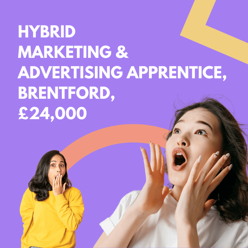 Marketing and advertising apprentice, Brentford