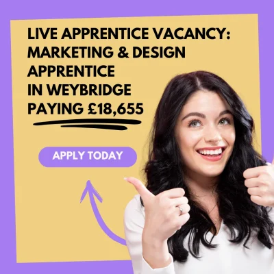 Marketing & Design apprentice Weybridge