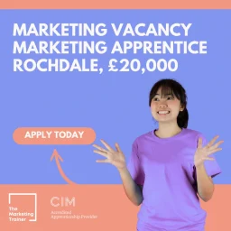 Marketing Apprentice, Rochdale, Manchester
