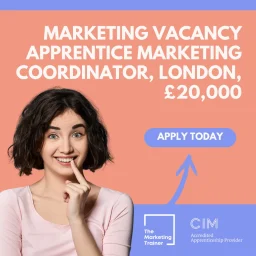 Apprentice Marketing Coordinator, London