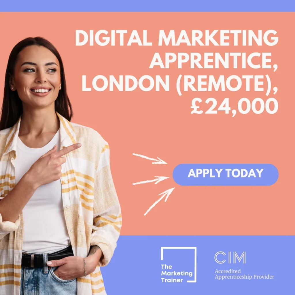 Our client, the UK’s longest-established contact centre industry body, is seeking a Digital Marketing Apprentice. This remote role (with monthly London meetings) offers a £24K salary, hands-on marketing experience, and a funded Level 3 Multi-Channel Marketer apprenticeship plus a CIM Foundation Certificate. A great opportunity to kickstart your career in digital marketing.