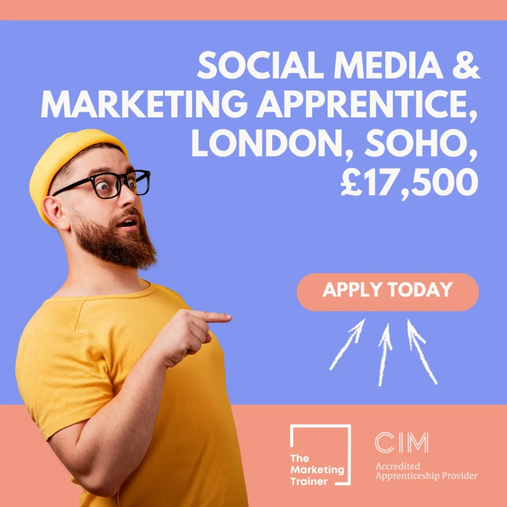 Social Media and Marketing Apprentice, London, Soho