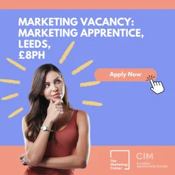 Marketing and Website Apprentice, Leeds