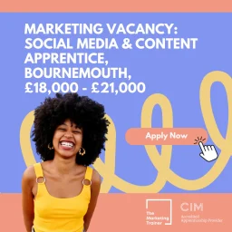 Social Media & Content Apprentice, Bournemouth