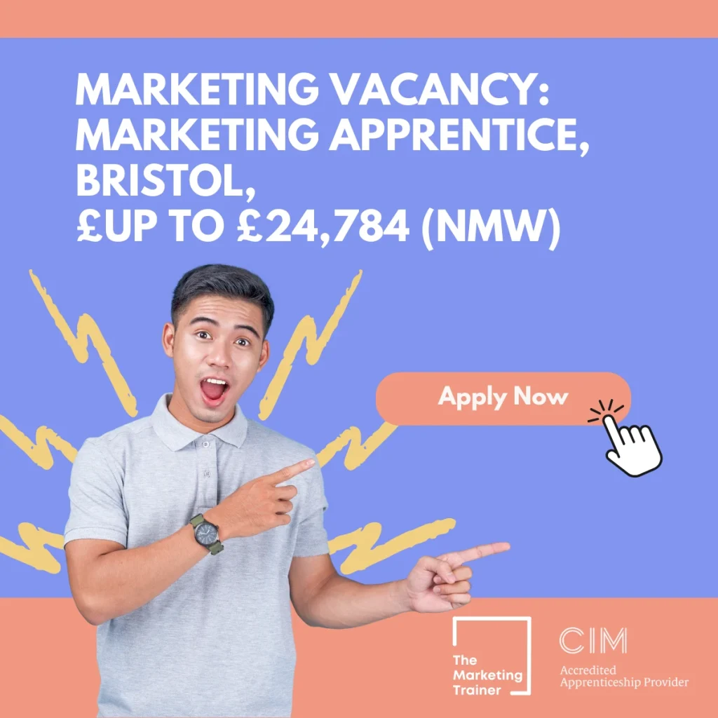 Marketing Apprentice vacancy in Bristol