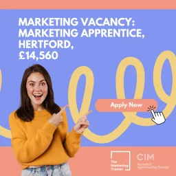 Marketing Apprentice vacancy in Hertford