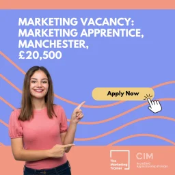 Marketing apprenticeship vacancy in Manchester