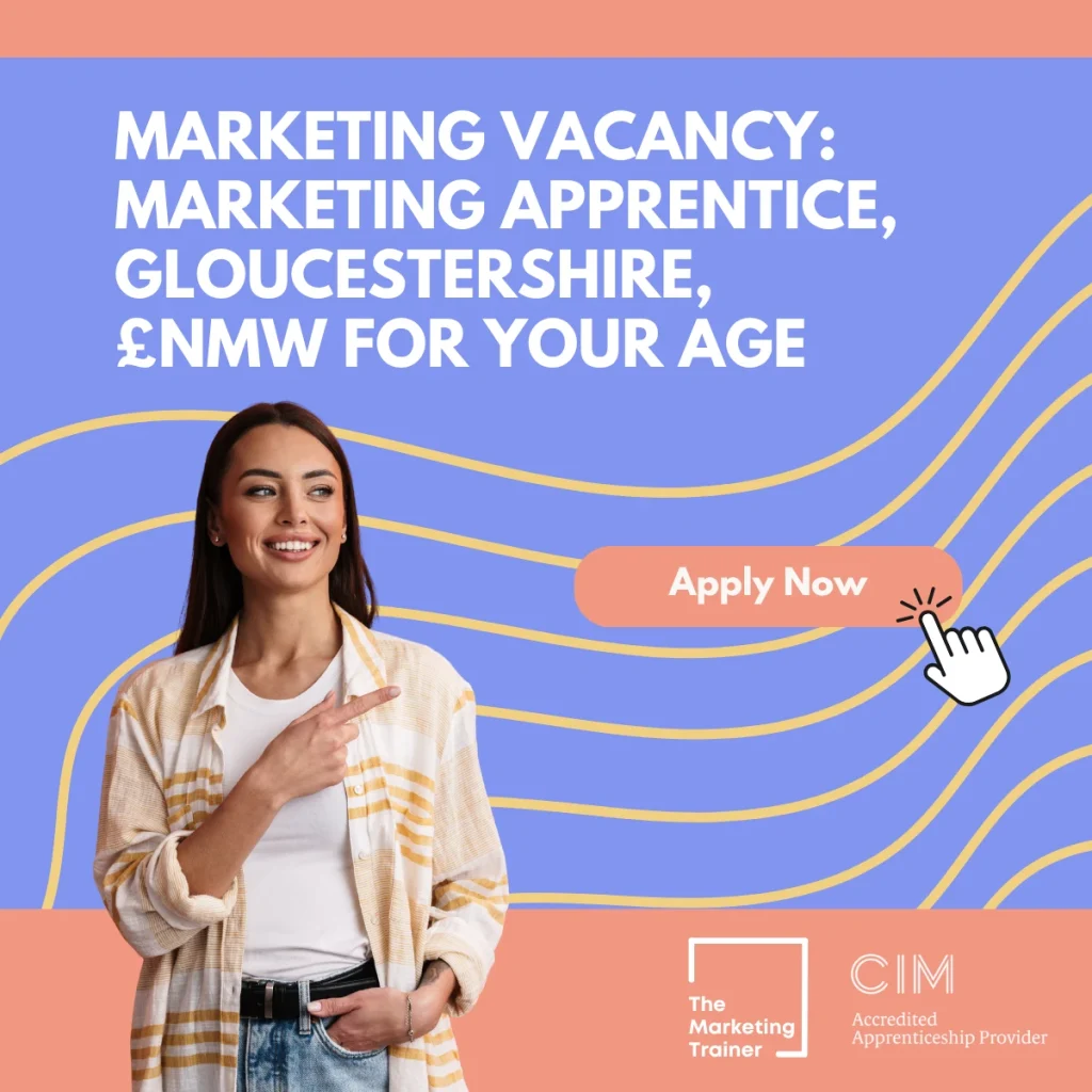 Marketing Apprentice vacancy, Gloucestershire