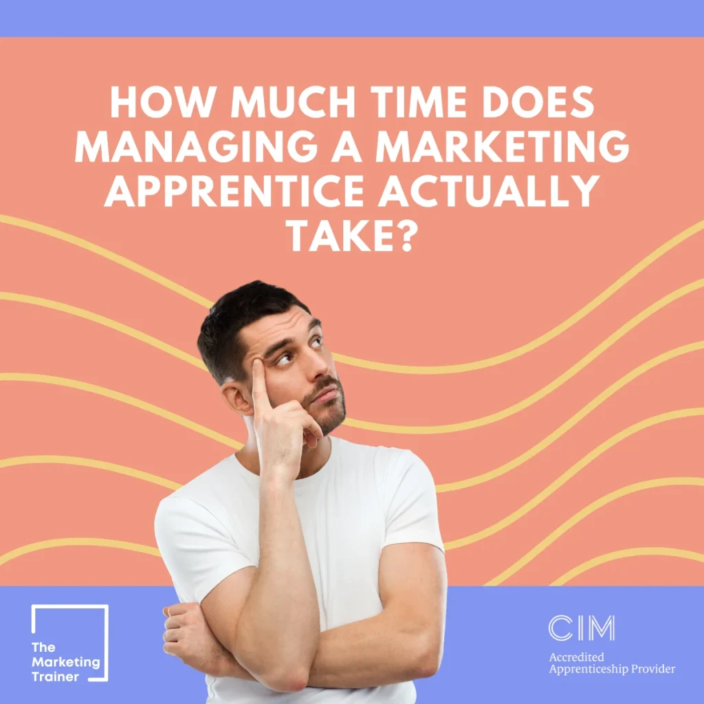 How much support time to marketing apprentices need?