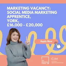 Social Media Marketing Apprentice vacancy in York