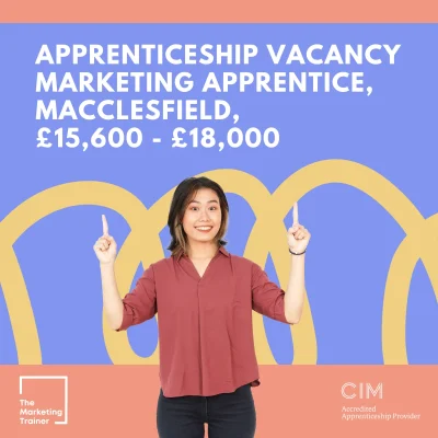 Marketing Apprentice vacancy Macclesfield