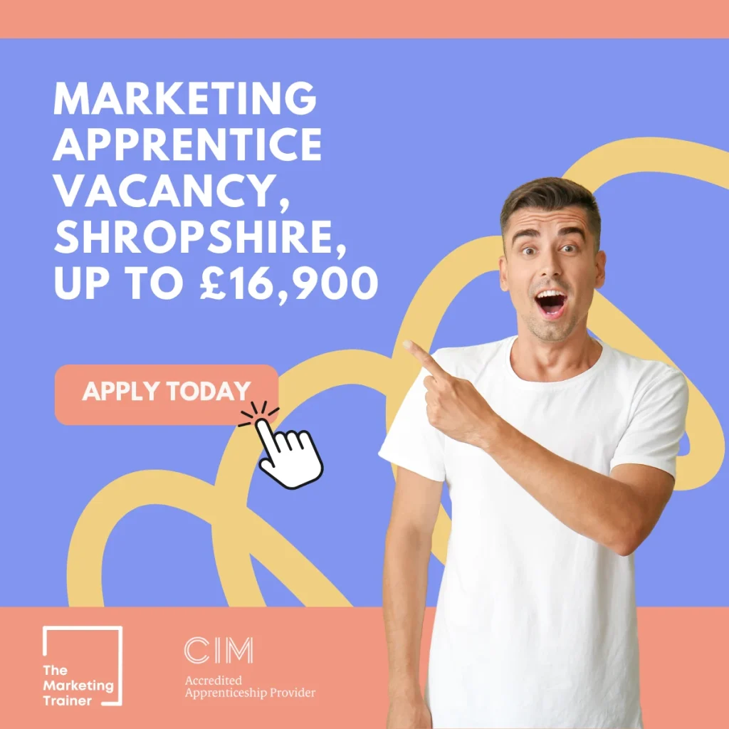 Marketing Apprentice vacancy in Shropshire